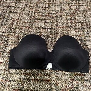 Strapless Black Smooth T-Shirt Bra